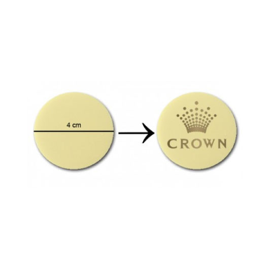 Custom Chocolate Discs Branding